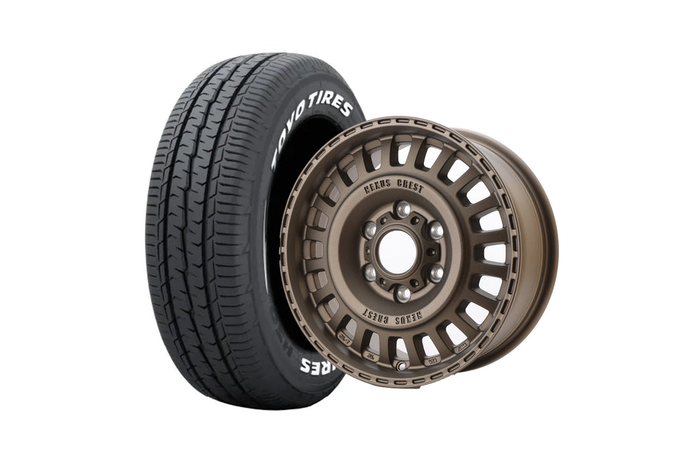 NEXUS CREST DESERT GOLD 16インチホイール ＋ TOYO TIRES H30 215/65R16 109/107 LT規格（4本セット)