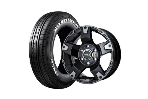 【ハイエース】Delf03-17BC 17インチホイール ＋ NASCAR PLUS 215/60R17 109/107 LT規格(4本セット)