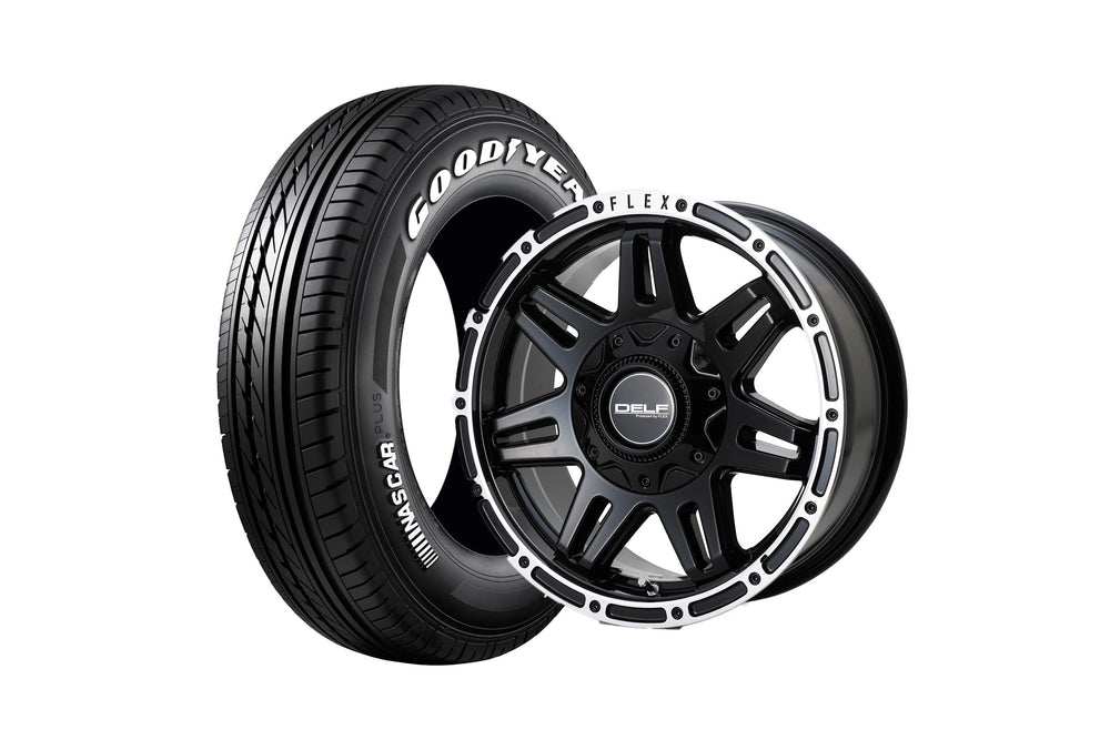 Delf04-16GB 16インチホイール ＋ NASCAR PLUS 215/65R16 109/107 LT規格（4本セット)