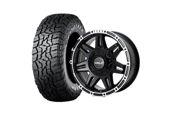 Delf04-16GB 16インチホイール ＋ GRANDTREK R/T01 215/65R16 109/107Q ホワイトレター（4本セット)