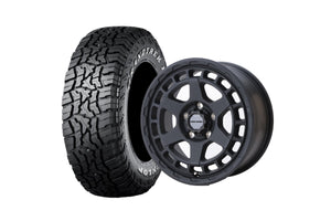 マッドヴァンスX TYPE S FB 16インチホイール ＋ GRANDTREK R/T01 235/70R16 104/101Q ホワイトレター（4本セット)
