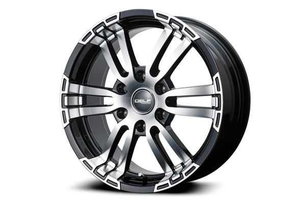 Delf02-18BP 18インチホイール ＋ TOYO TIRES H30 225/50R18 107/105 LT規格（4本セット)