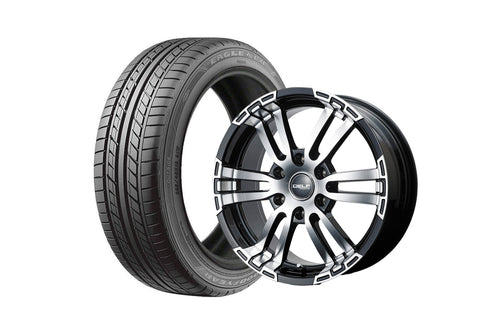 【ハイエース】Delf02-18BP 18インチホイール ＋ EAGLE LS EXE 225/45R18 95XL(4本セット)