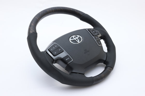 艶消マホガニー黒木目コンビハンドル