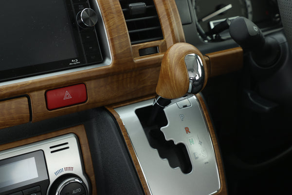 黄木目シフトノブ