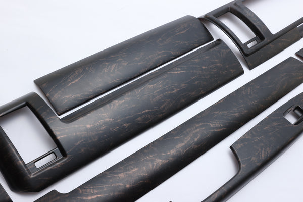 インテリアパネル 艶消マホガニー黒木目パネル(ワイド用)