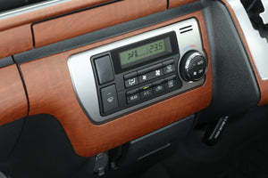 【ハイエース】インテリアパネル 茶木目ワイド3点セット