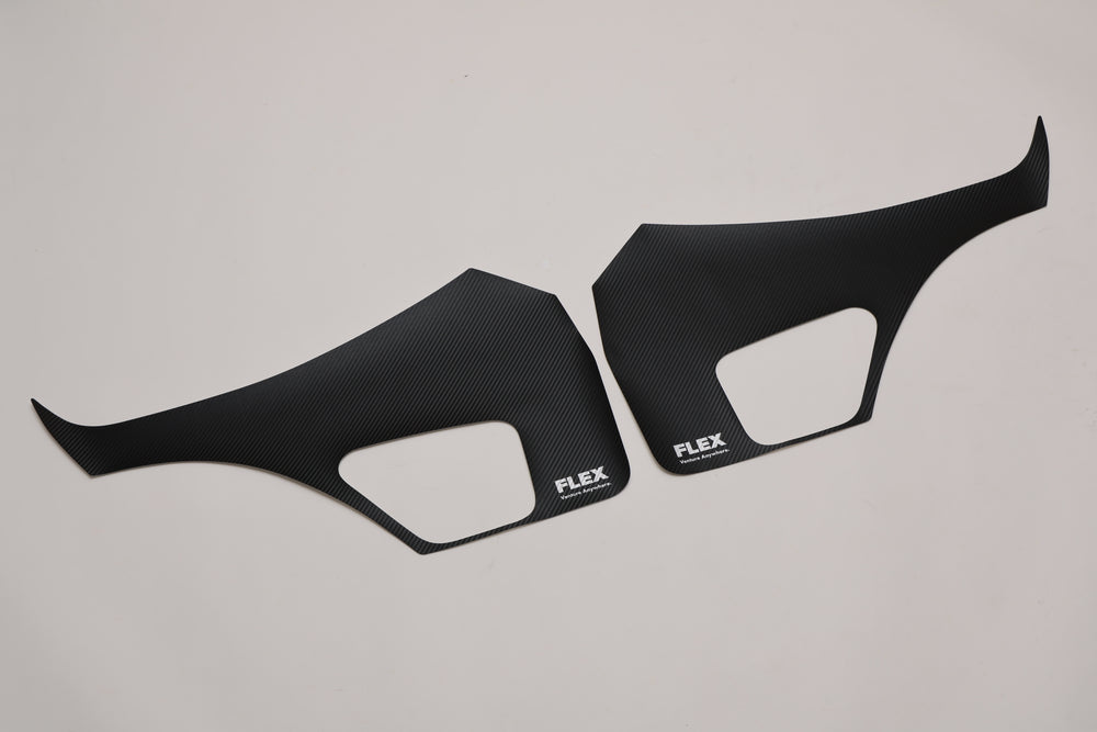 【ハイエース】キックガード ブラック