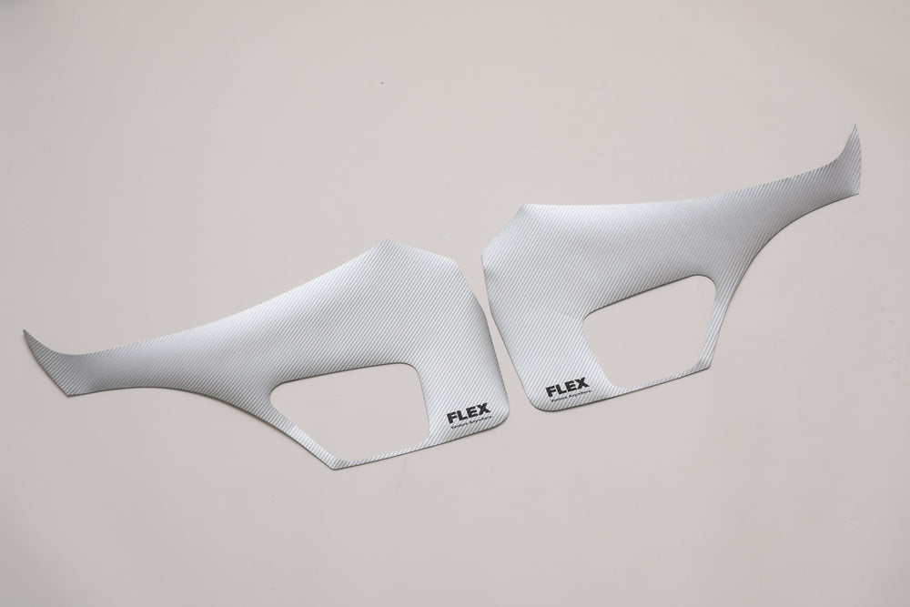 【ハイエース】キックガード シルバー