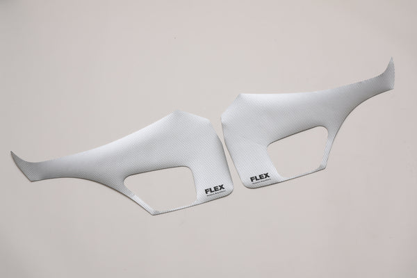 【ハイエース】キックガード シルバー