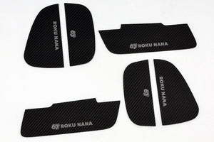 ＼NEW！／【ハイエース】67 ROKU NANA マジカルカーボン・ドアノブガード ブラックカーボン