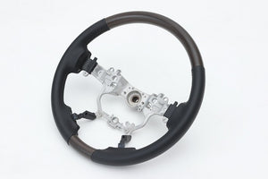 【ランクル】67 ROKU NANAウッドコンビステアリング　150プラド（ブラックウッド）