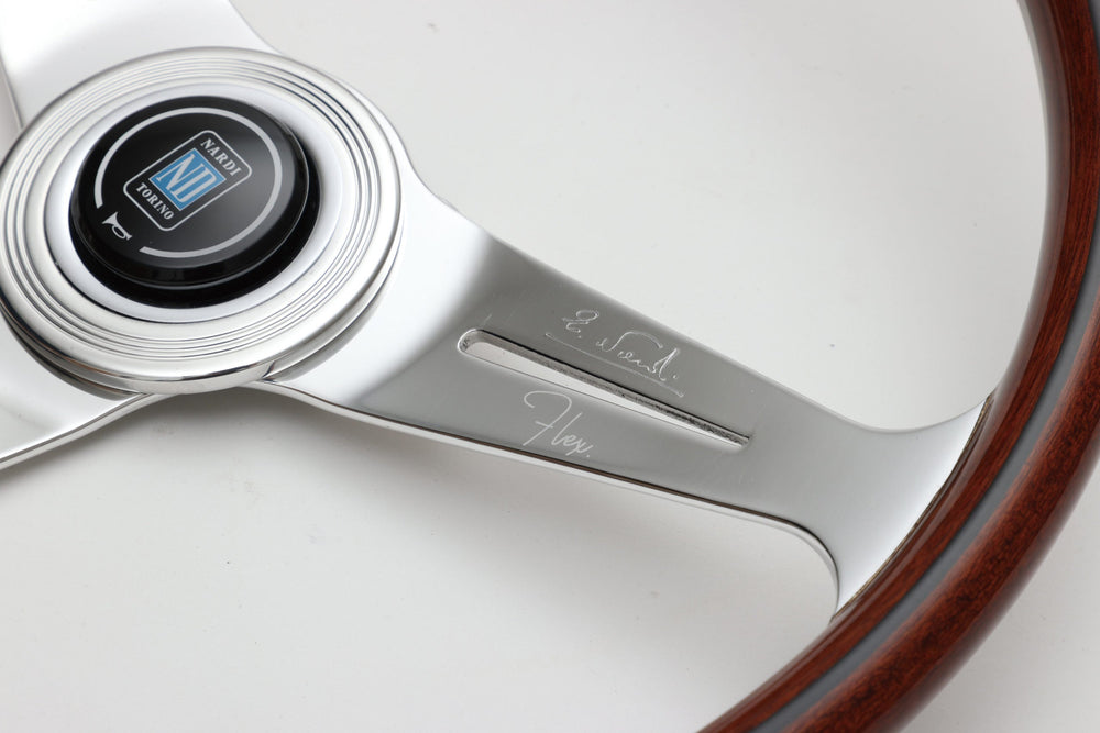 NARDIコラボステアリング クラシックウッド ポリッシュ 38パイ