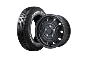 【タウンエース前期用】PAW14 14インチホイール ＋ NASCAR PLUS 165/80R14 LT規格（4本セット)