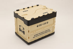 コンテナBOX DOG ベージュ 小サイズ