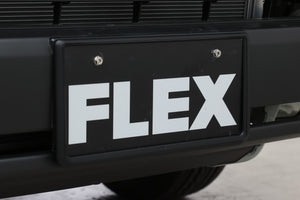 ナンバーフレームマットブラック