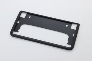 ナンバーフレームマットブラック