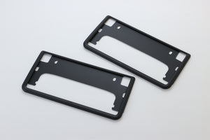 ナンバーフレームマットブラック