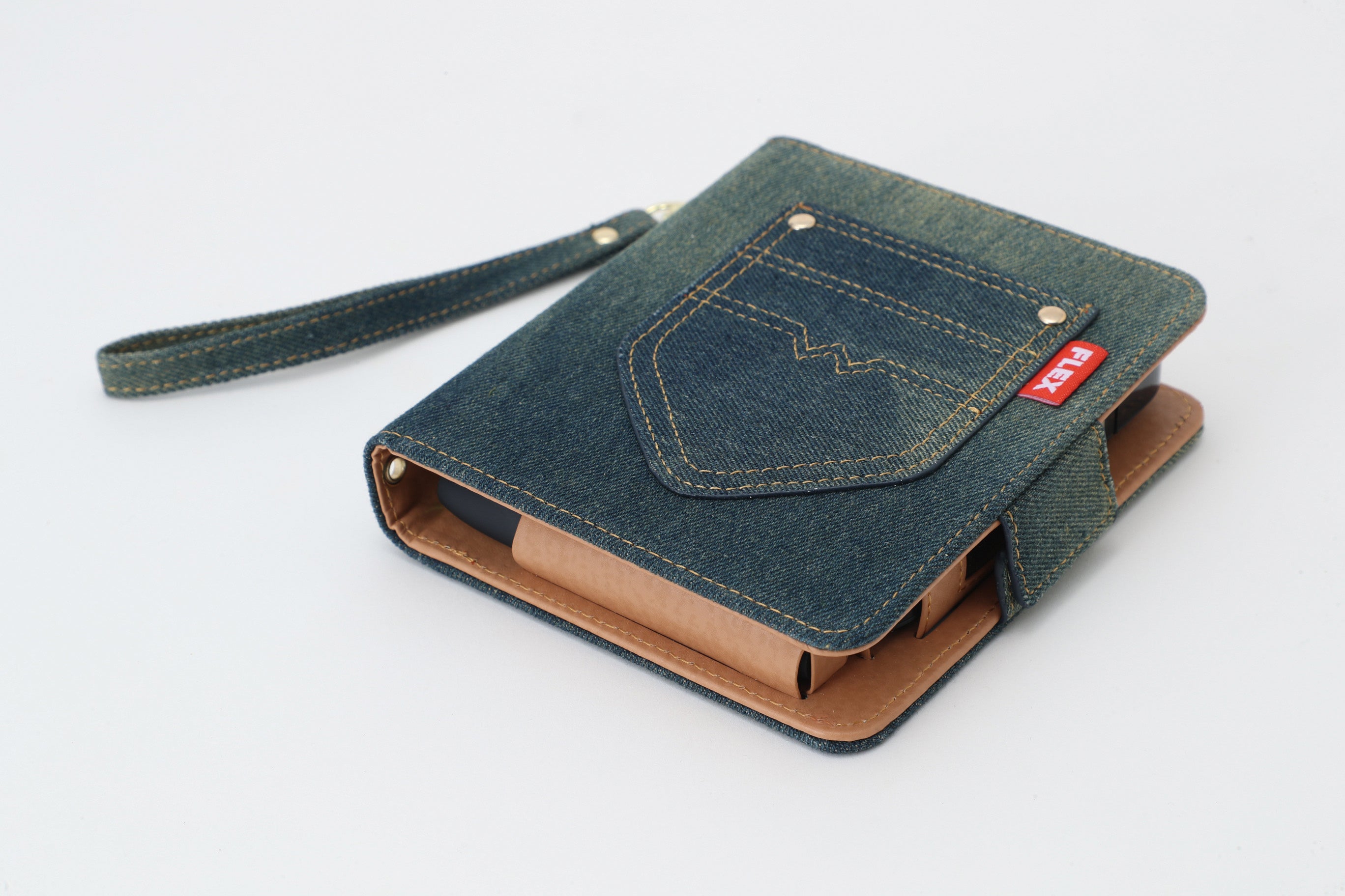 FLEXオリジナル IQOSケース Vintage Denim001