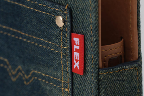 FLEXオリジナル IQOSケース Vintage Denim001