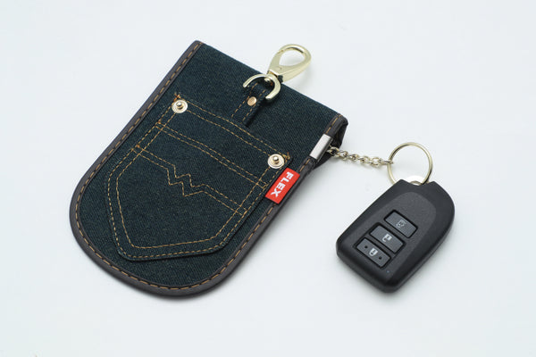 FLEX SECURITY POUCH Denim001　リレーアタック