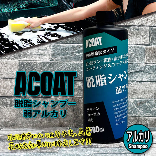 脱脂シャンプー（100倍希釈）弱アルカリ性